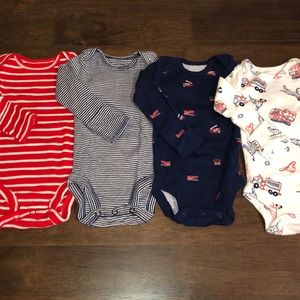 Carter's newborn long sleeve onesies